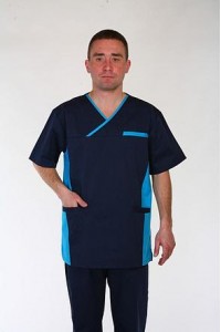 Медицинский костюм-модель-3253 (ткань-коттон/синий/размер 42-60)