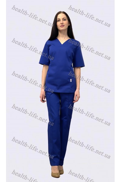 Медицинский костюм-модель-3264 (ткань-коттон/електрик /размер 42-60)