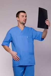 Медицинский костюм-модель-3211 (ткань-коттон/синий/размер 42-60)