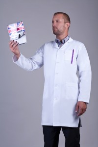 Медицинский халат-модель-2148 (ткань-х/б/белый/размер 42-60)
