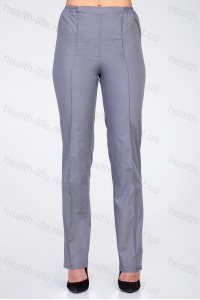 Медицинские брюки -модель-2606 (ткань-х/б/серый/размер 42-66)