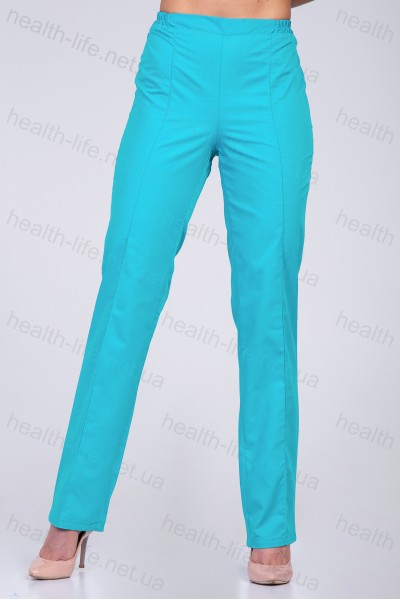 Медицинские штаны-модель-2603 (ткань-х/б/мятный/размер 42-66)